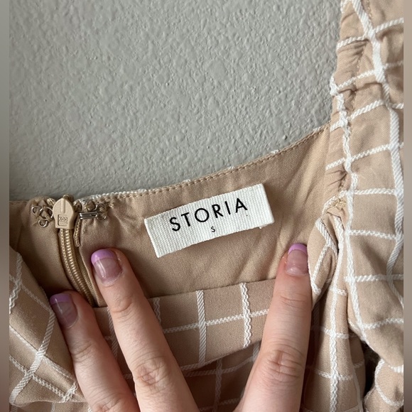 Cottagecore tan blouse - Picture 5 of 5